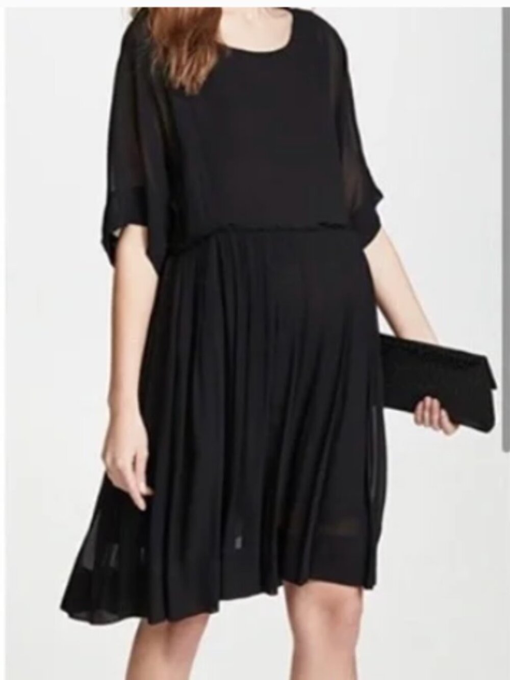 HATCH Lucia Dress Black Maternity
